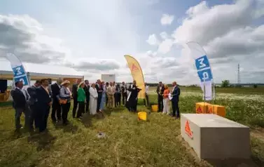 Sika Poland -  wmurowanie Kamienia Węgielnego pod fabrykę w Brześciu Kujawskim fot. 1